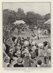 Børnekroningsfesten i Victoria Park, Comic Cricket Match